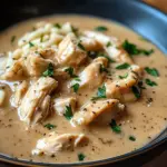 Slow Cooker Creamy Chicken & Gravy