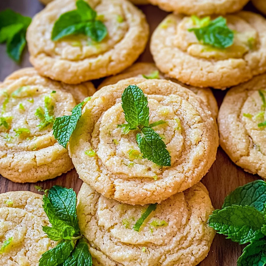 Soft and Chewy Mojito Cookies