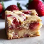 Strawberry Blondies {one bowl}