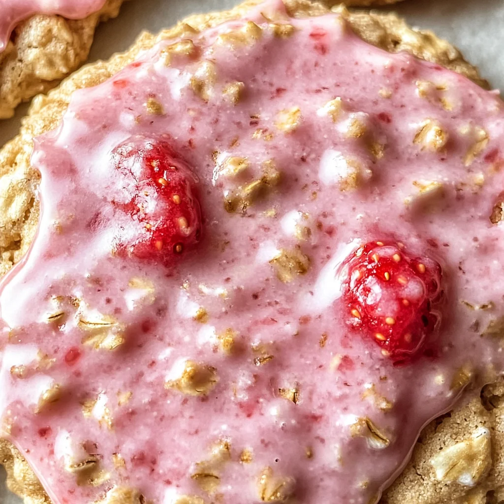 Strawberry Iced Oatmeal Cookies: Your New Summer Obsession