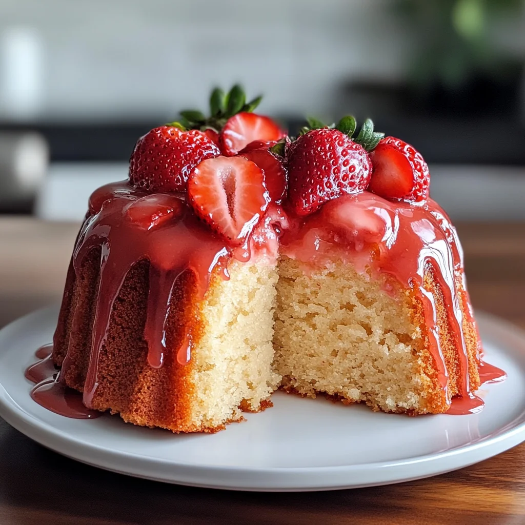 Strawberry Pound Cake Recipe