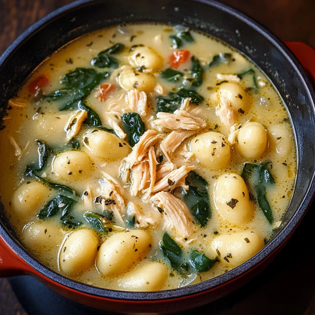 Tasty Rotisserie Chicken Gnocchi Soup