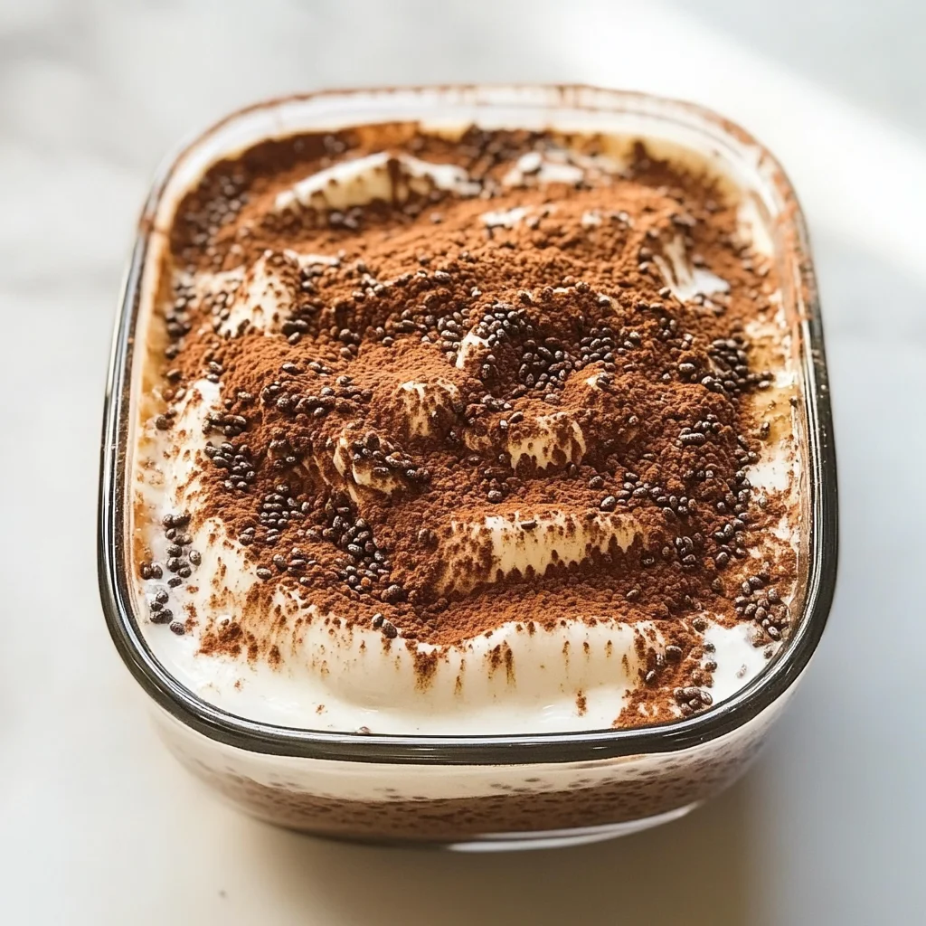 Tiramisu Chia Pudding