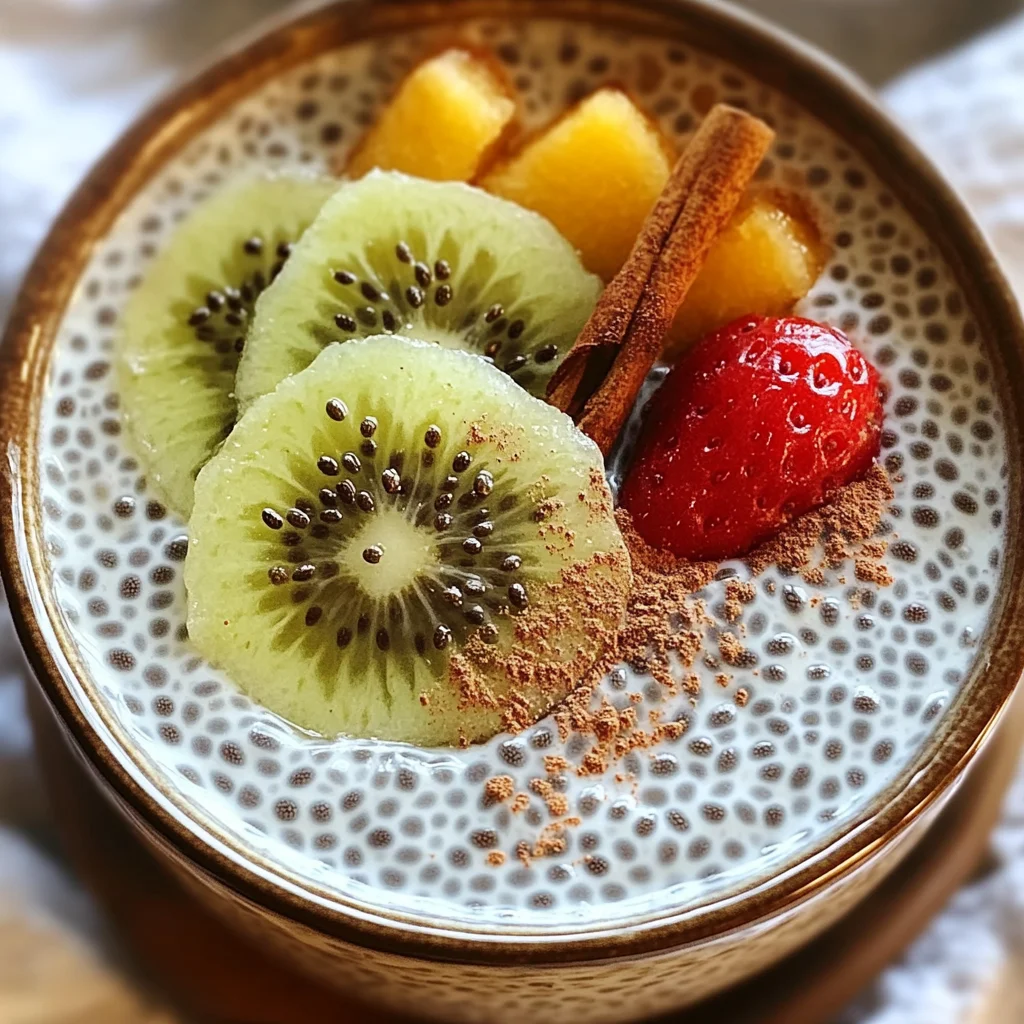 Vanilla Chia Pudding with Cinnamon