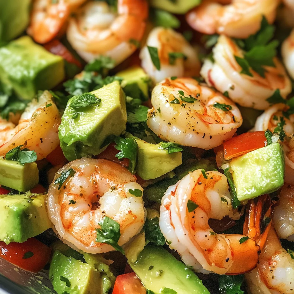 Zesty Lime Shrimp and Avocado Salad