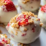 5 Ingredient Strawberry Shortcake Bites