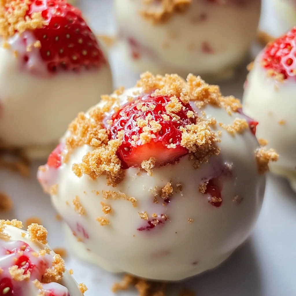 5 Ingredient Strawberry Shortcake Bites