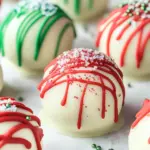 Christmas Tree Cake Truffles