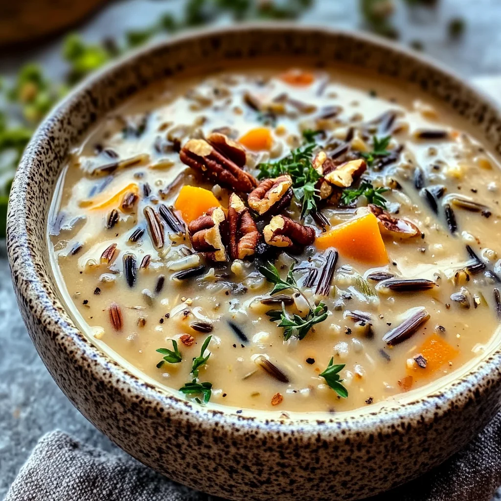 Comforting Autumn Wild Rice Soup for Cozy Fall Nights