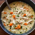 Crack Chicken and Rice Soup