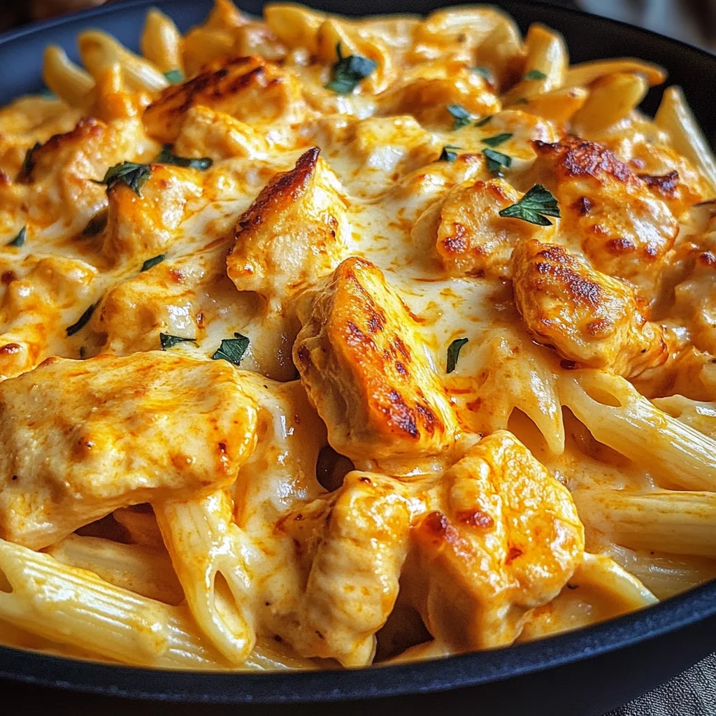 Creamy Buffalo Chicken Pasta