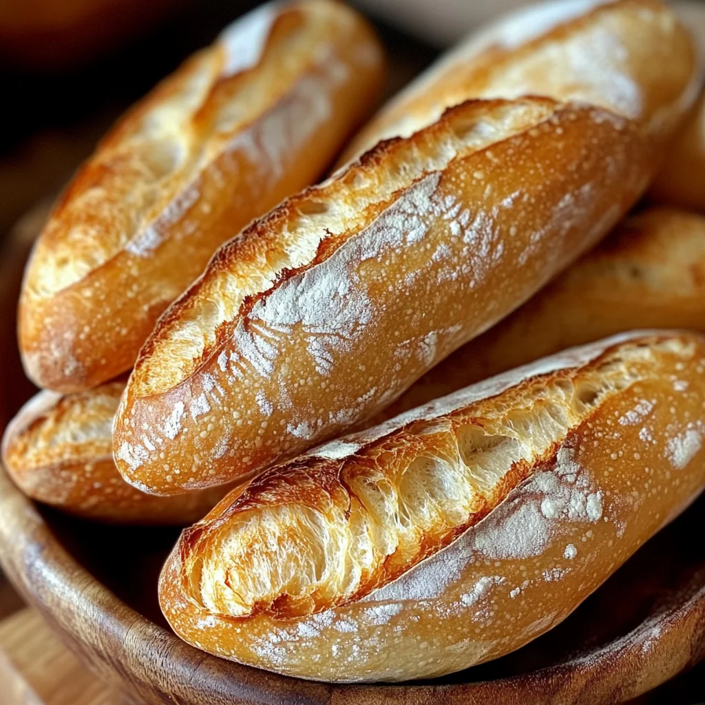 Crusty Mini Baguettes