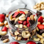 Dark Chocolate Trail Mix Recipe {Heart Healthy}