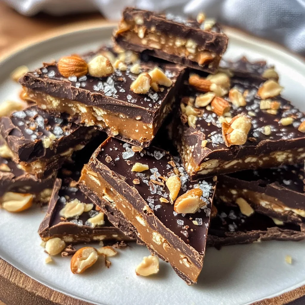 Easy Date Snickers Bars (Healthy Dessert Recipe)