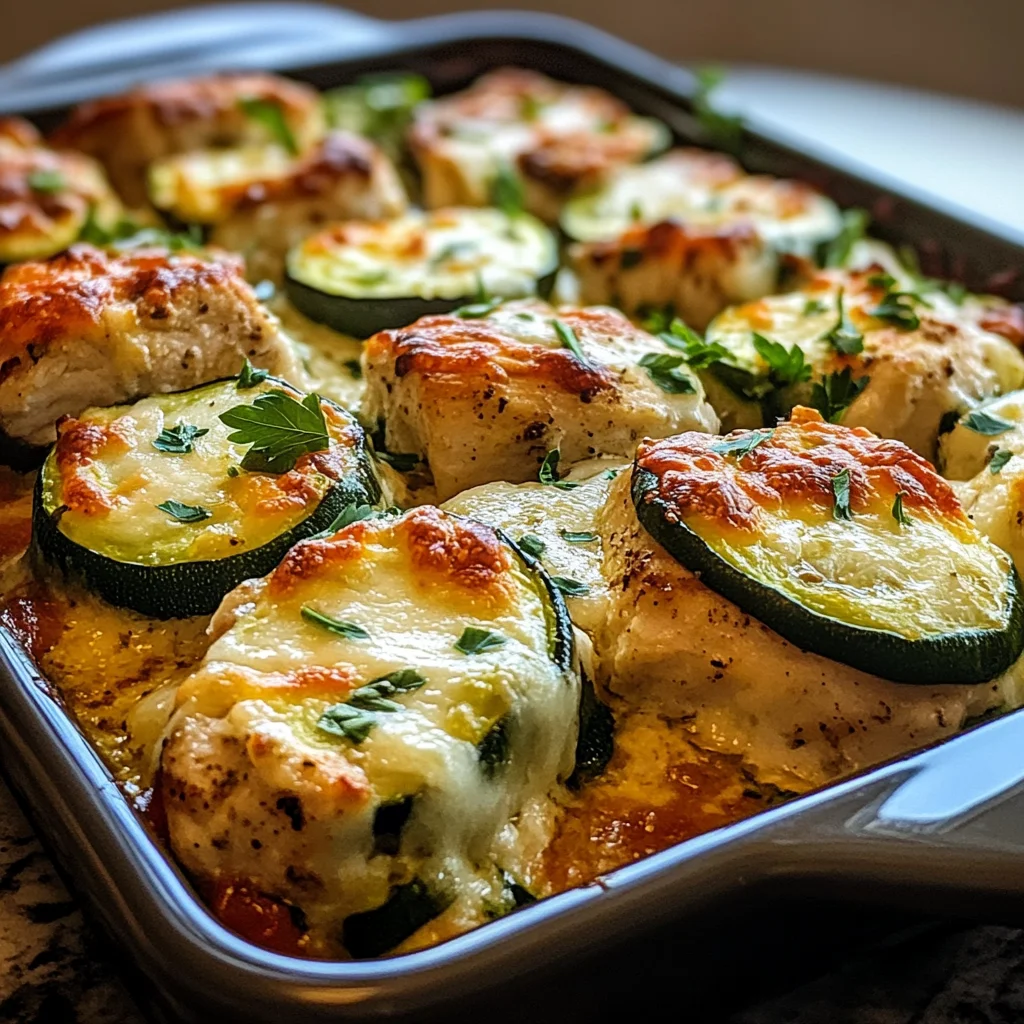 Effortless 45-Minute Mediterranean Chicken Zucchini Bake Recipe