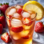 Homemade Strawberry Iced Tea