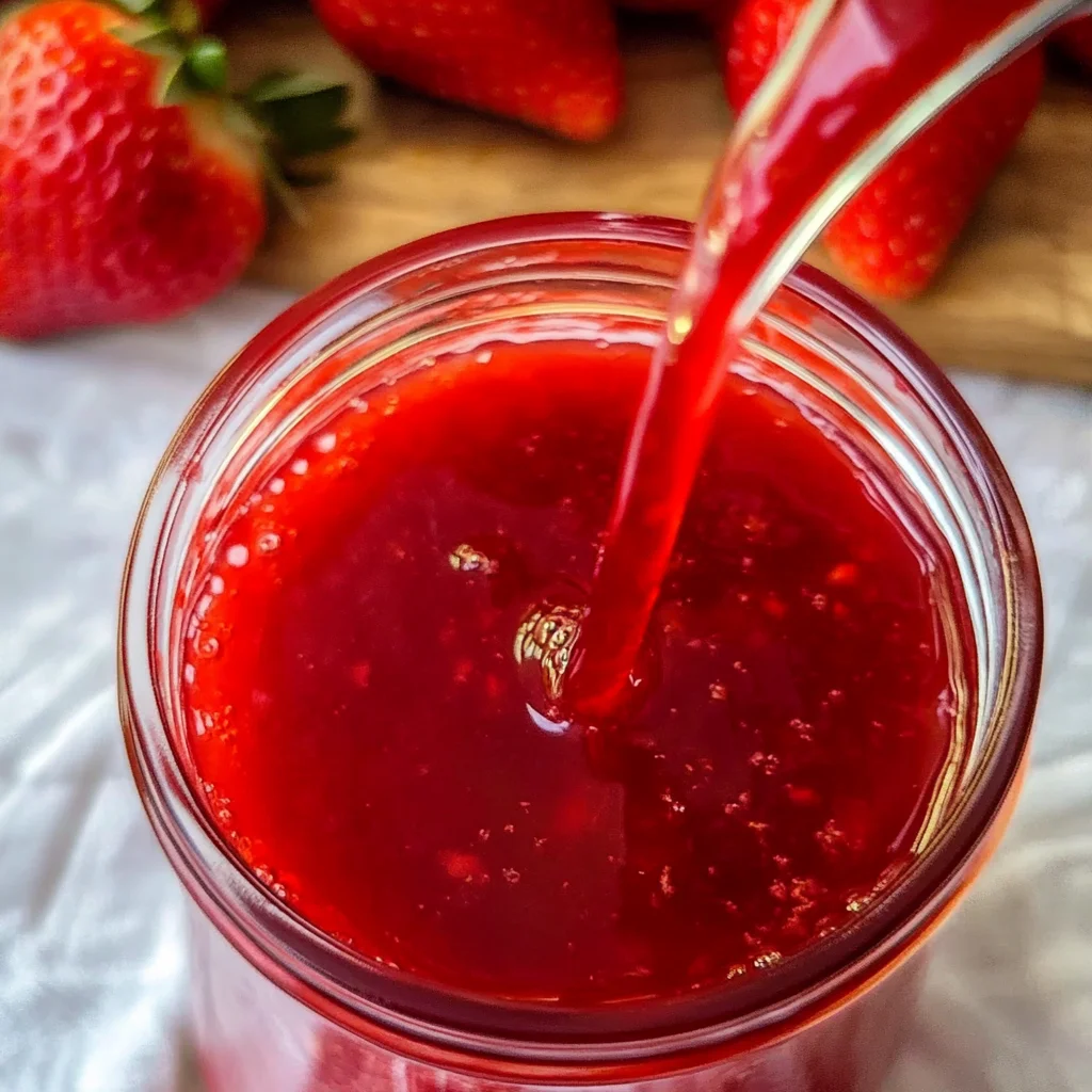 Homemade Strawberry Syrup Recipe