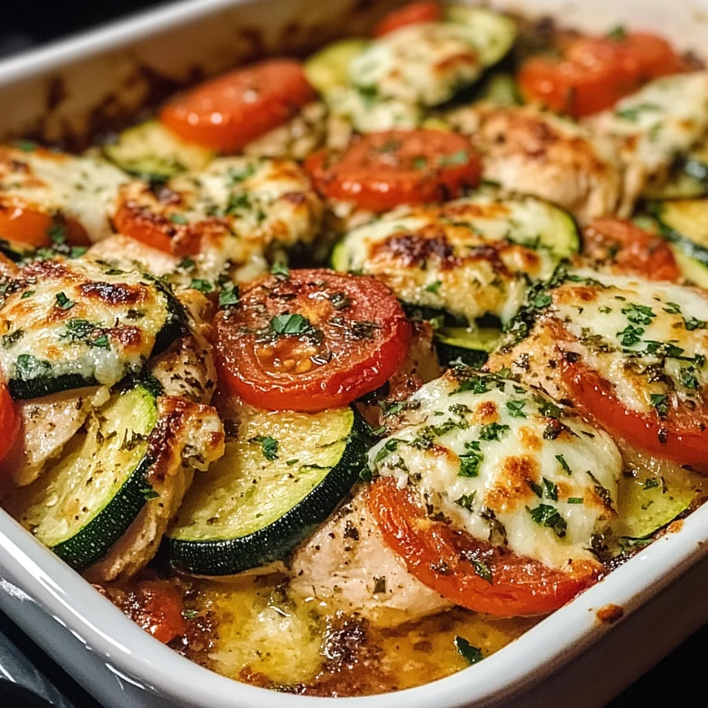 Mediterranean Chicken Zucchini Bake: A Flavorful Weeknight Favorite