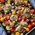 Sheet Pan Greek Chicken and Veggies (Easy One-Pan Meal)