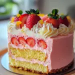 Strawberry Lemonade Cake