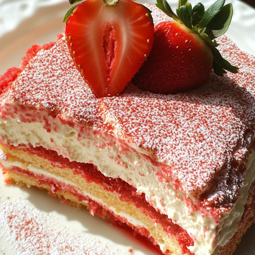 Strawberry Tiramisu