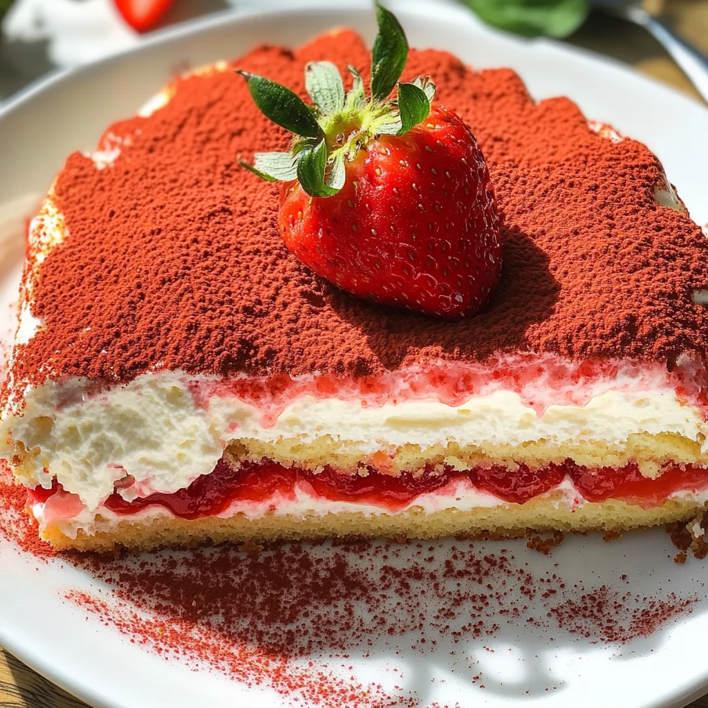 Strawberry Tiramisu