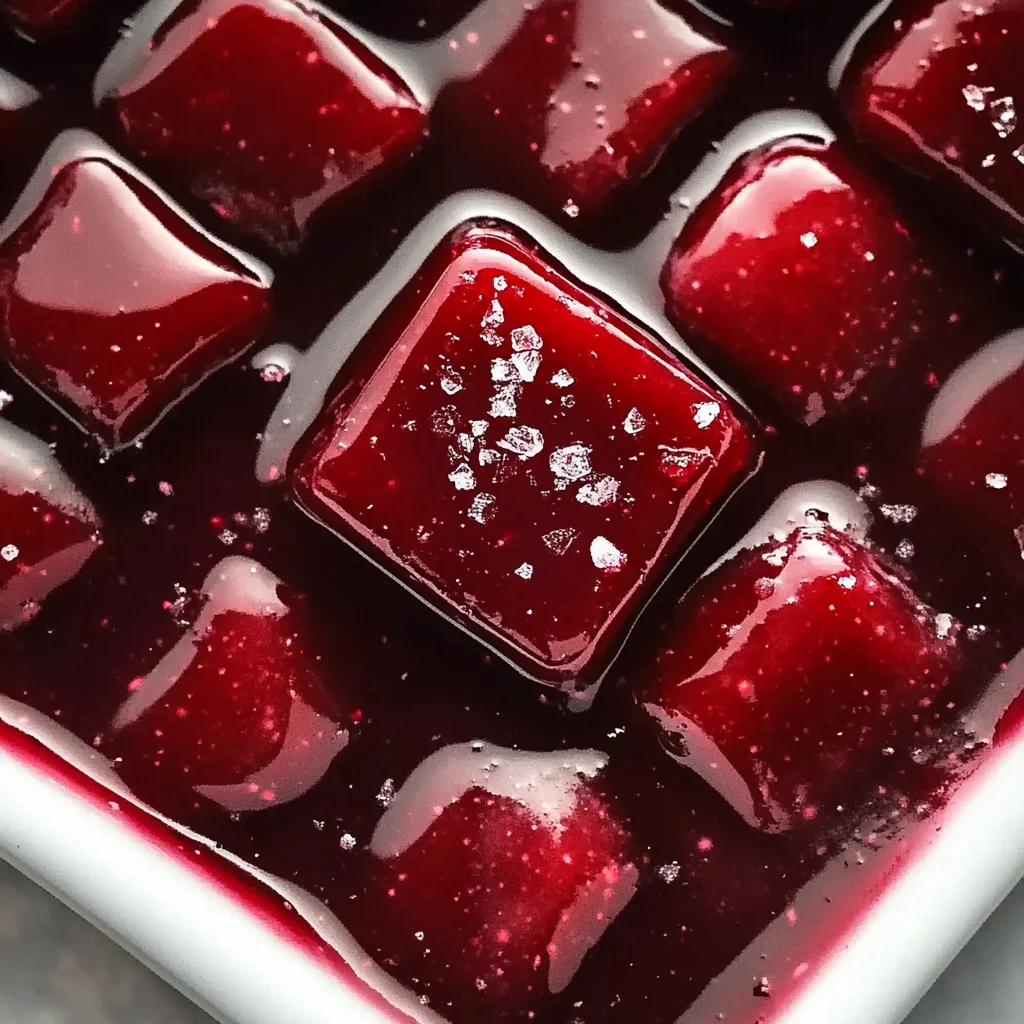 Sweet Cranberry Pomegranate Caramels