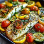 The Best Mediterranean Baked Fish! Easy